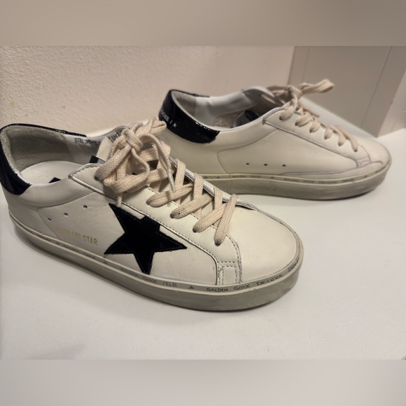 Golden Goose Hi Star sneaker 37 worn only once comes with box - Picture 9 of 13